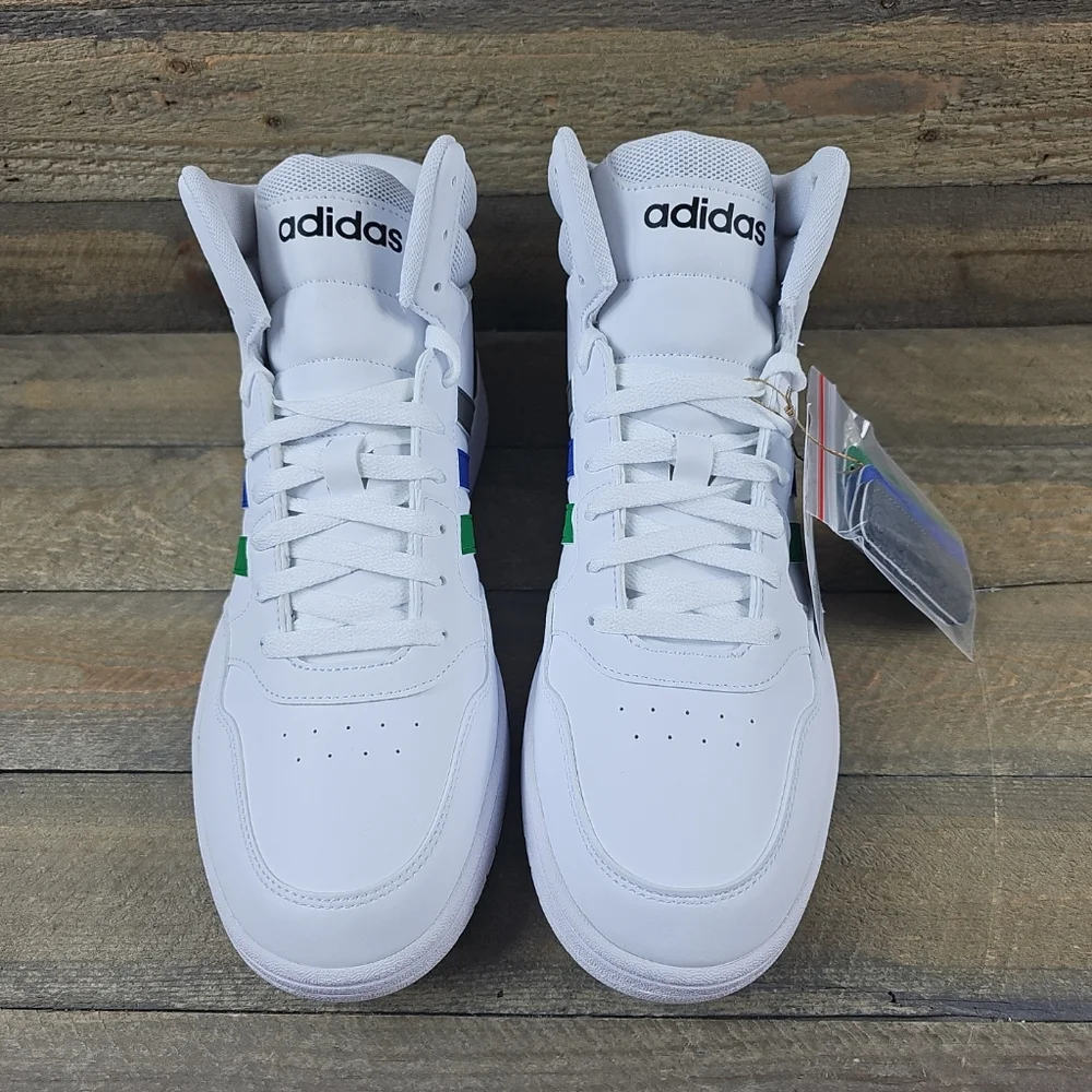 adidas Hoops 3.0 Mid Classic Men's Basketball Shoes - Picture 5 of 10